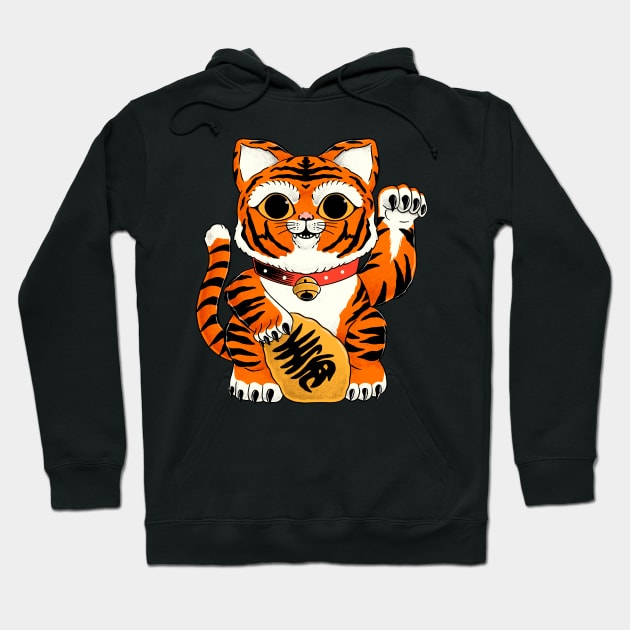 Lucky Tiger Hoodie by ppmid